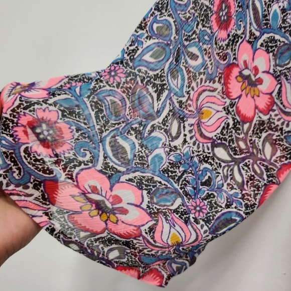 Express l Off the Shoulder Floral Blouse l S - Picture 5 of 6